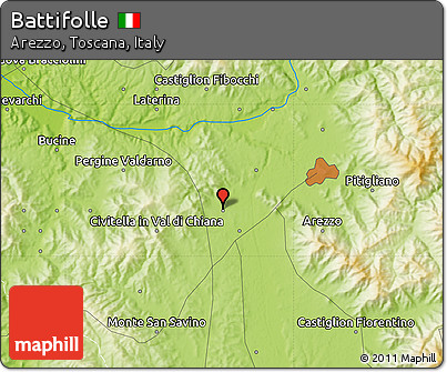 Physical Map of Battifolle