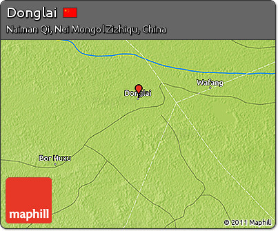 Physical 3D Map of Donglai