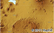 Physical Map of the area around 43° 27' 40" N, 121° 28' 29" W