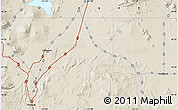 Shaded Relief Map of the area around 43° 27' 40" N, 121° 28' 29" W