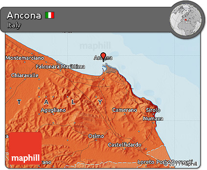 Political Map of Ancona