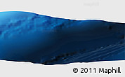 Shaded Relief Panoramic Map of the area around 43° 27' 40" N, 148° 49' 29" E