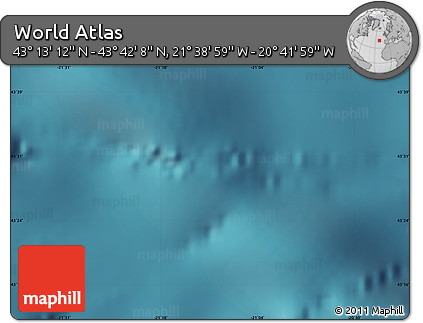 Satellite Map of the Area around 43° 27' 40" N, 21° 10' 29" W