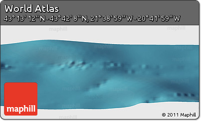 Satellite Panoramic Map of the Area around 43° 27' 40" N, 21° 10' 29" W