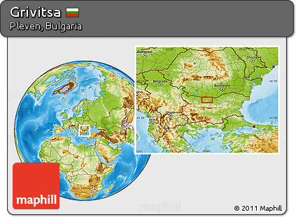 Physical Location Map of Grivitsa