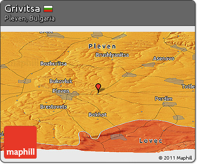 Political Panoramic Map of Grivitsa