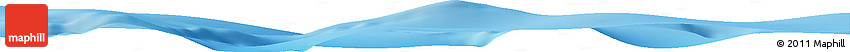 Shaded Relief Horizon Map of the Area around 43° 27' 40" N, 28° 49' 30" W Shaded Relief Horizon Map of the Area around 43° 27' 40" N, 28° 49' 30" W