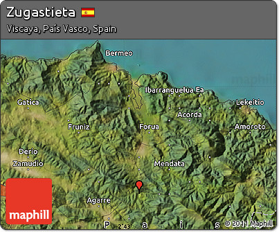 Satellite Map of Zugastieta
