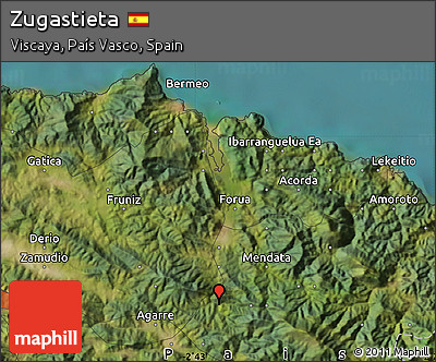Satellite Map of Zugastieta