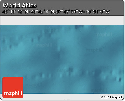 Satellite 3D Map of the Area around 43° 27' 40" N, 37° 19' 30" W