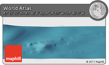 Satellite Panoramic Map of the Area around 43° 27' 40" N, 38° 10' 29" W
