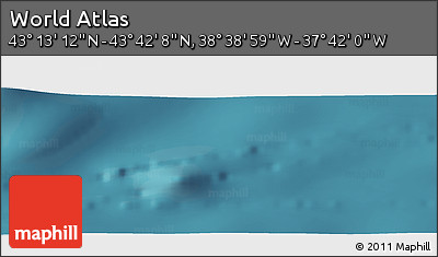 Satellite Panoramic Map of the Area around 43° 27' 40" N, 38° 10' 29" W