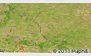 Satellite 3D Map of the area around 43° 27' 40" N, 46° 49' 30" E