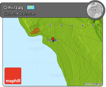 Physical Map of Ömirzaq