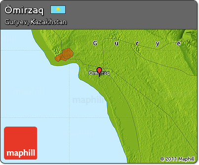 Physical Map of Ömirzaq