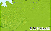 Physical Map of the area around 43° 27' 40" N, 61° 16' 29" E