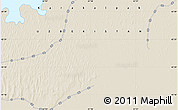 Shaded Relief Map of the area around 43° 27' 40" N, 61° 16' 29" E