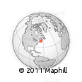 Outline Map of the Area around 43° 27' 40" N, 66° 13' 29" W, rectangular outline