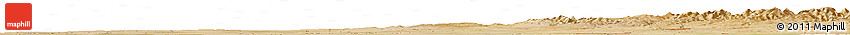 Satellite Horizon Map of the Area around 43° 27' 40" N, 68° 4' 29" E