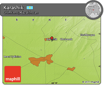 Physical Map of Karashik