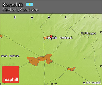 Physical Map of Karashik