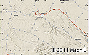Shaded Relief Map of Zhanakush