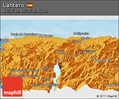 Political Panoramic Map of Lantero