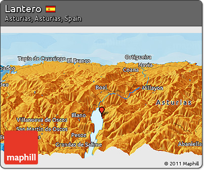 Political Panoramic Map of Lantero