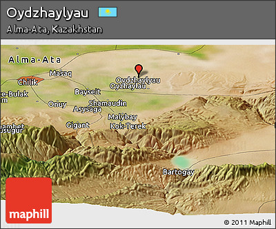 Satellite Panoramic Map of Oydzhaylyau