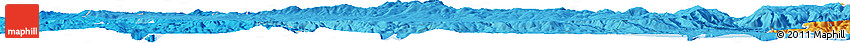 Political Horizon Map of the Area around 43° 27' 40" N, 7° 34' 30" W