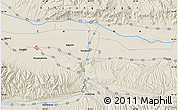 Shaded Relief Map of the area around 43° 27' 40" N, 82° 31' 30" E
