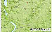 Physical Map of Red Mound