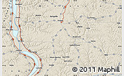 Shaded Relief Map of Red Mound