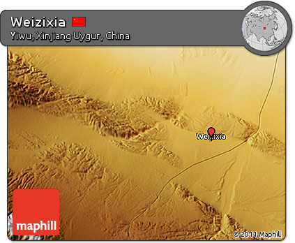 Physical 3D Map of Weizixia