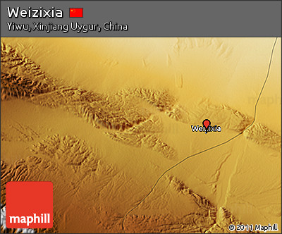 Physical 3D Map of Weizixia