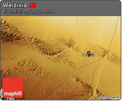 Physical 3D Map of Weizixia