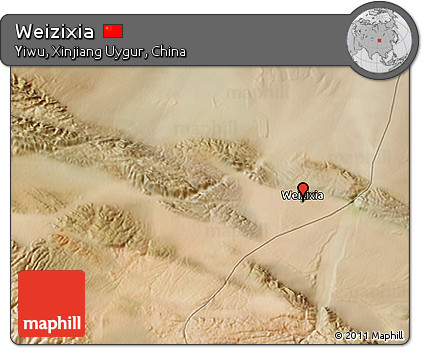 Satellite 3D Map of Weizixia
