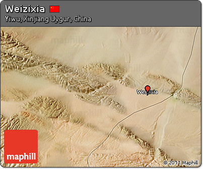 Satellite 3D Map of Weizixia