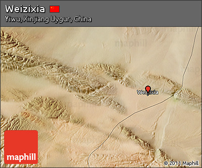 Satellite 3D Map of Weizixia