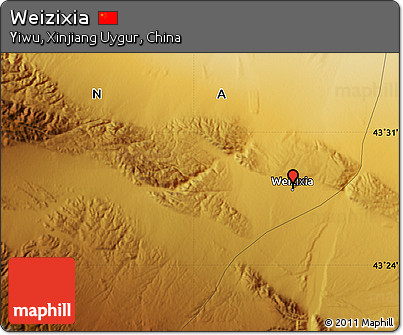 Physical Map of Weizixia
