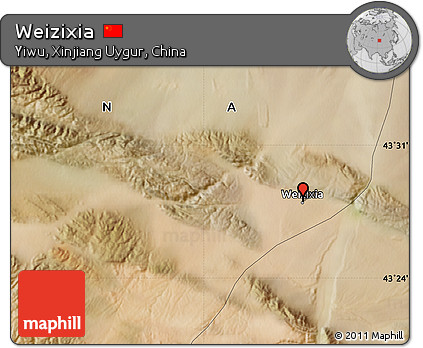 Satellite Map of Weizixia