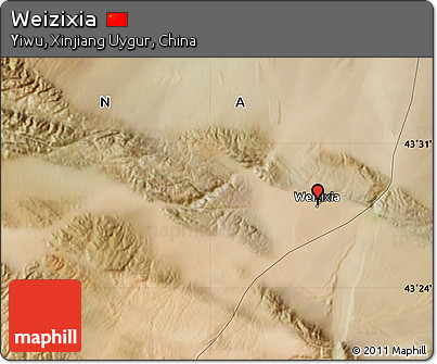 Satellite Map of Weizixia