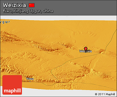 Political Panoramic Map of Weizixia