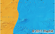 Political Map of the area around 43° 27' 40" N, 97° 49' 29" E