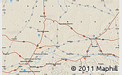 Shaded Relief Map of the area around 43° 53' 30" N, 0° 46' 30" W