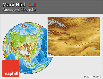 Physical Location Map of Mani Hiid