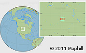 Savanna Style Location Map of the area around 43° 53' 30" N, 103° 37' 30" W