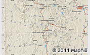 Shaded Relief Map of the area around 43° 53' 30" N, 103° 37' 30" W