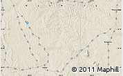 Shaded Relief Map of the area around 43° 53' 30" N, 106° 10' 30" W