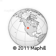 Outline Map of the Area around 43° 53' 30" N, 111° 16' 30" W, rectangular outline
